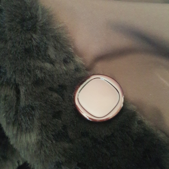 UTEX Size S Faux Fur Long Warm Coat Reversible - Picture 10 of 12